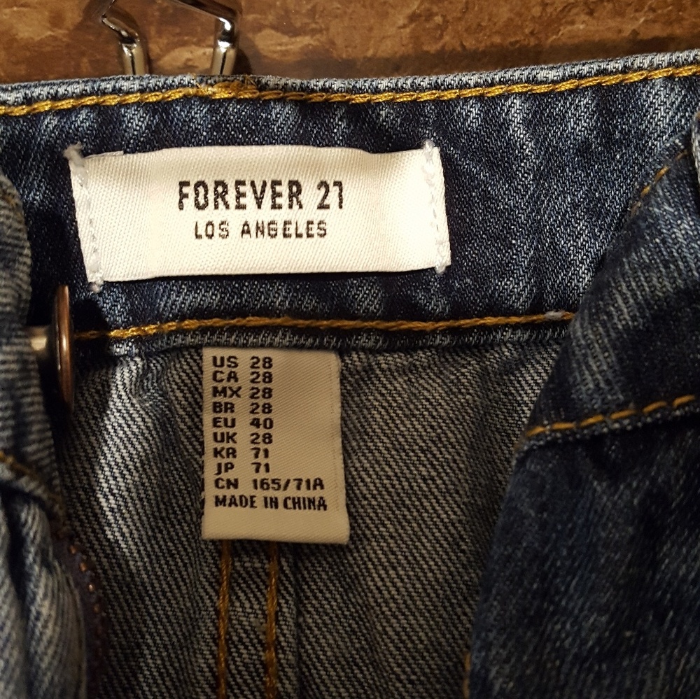 Cute Forever 21 jeans  distressed skirt. - Picture 3 of 4